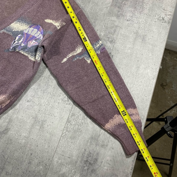 90s Vintage Purple Cardigan Sweater - Picture 8 of 8